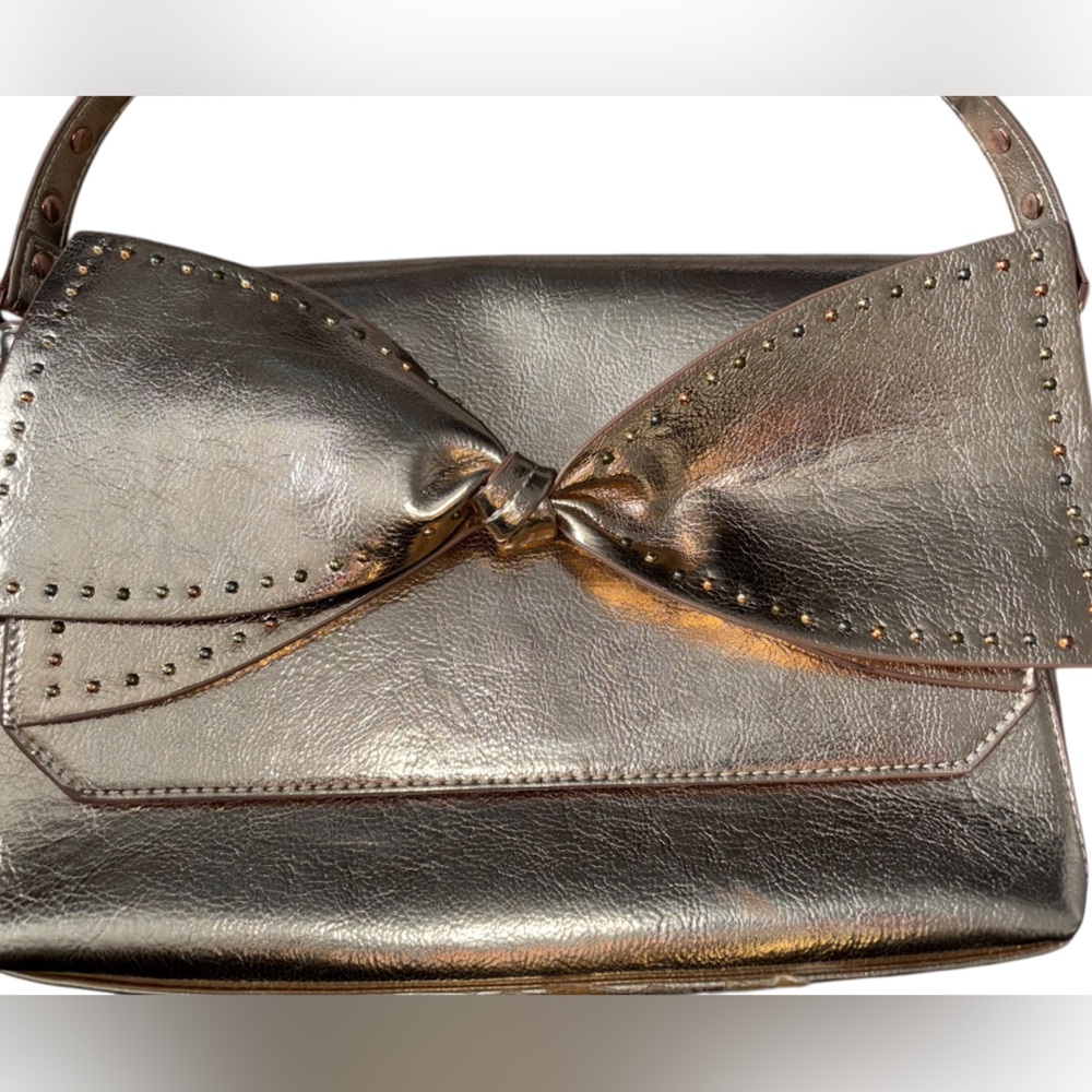 Betsey Johnson Bloomin Bows Satchel bag - Picture 7 of 9